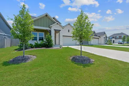 New construction Single-Family house 103 Blyths Horn, Cedar Creek, TX 78612 The Pearl (452)- photo 1 1