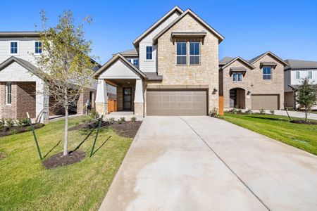 New construction Single-Family house 120 Table Top Bnd, Liberty Hill, TX 78642 Skyview- photo 0