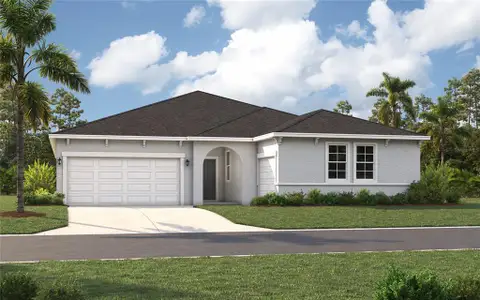 New construction Single-Family house 12912 Cara Ct, Grand Island, FL 32735 plan Southgate - image