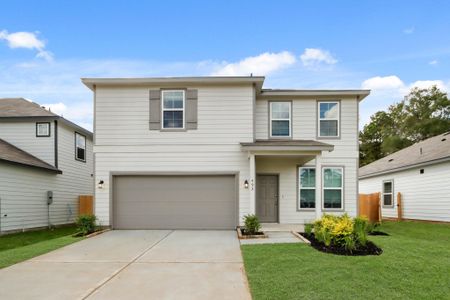 New construction Single-Family house 492 Shoreview Dr, Conroe, TX 77303 plan Norman - image