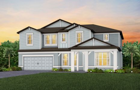 New construction Single-Family house 13637 Brookside Haven St, Riverview, FL 33578 plan Newlyn - image