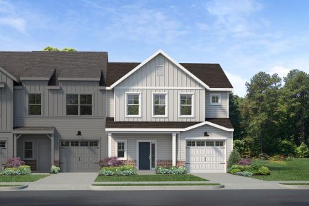 New construction Townhouse house 100 Camden Woods Trl, Greenville, SC 29607 plan The Princeton A - image