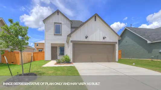 New construction Single-Family house 125 Silent Bird Ln, San Marcos, TX 78666 plan The Nicole - image