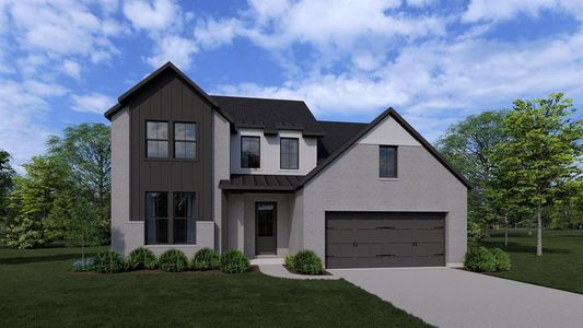 New construction Single-Family house 480 Sprigtail Dr, Katy, TX 77493 Rainier- photo 0