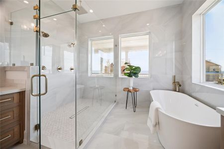 New construction Single-Family house 11346 Beachside Dr, Galveston, TX 77554 - image