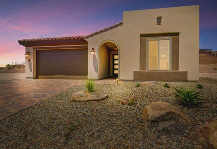 New construction Single-Family house 3584 Turquoise Trl, Wickenburg, AZ 85390 plan Ironwood Elevation F - image