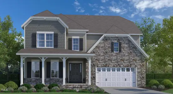 New construction Single-Family house 3202 Armeria Dr, Apex, NC 27502 - image
