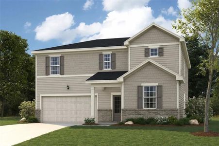 New construction Single-Family house 152 Wildflower Ridge Rd, Dallas, GA 30157 plan Jordan - image