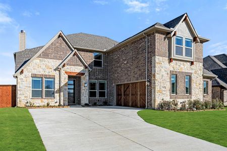 New construction Single-Family house 3605 Ridge Meadow Dr, Midlothian, TX 76065 Spring Cress II- photo 1 1