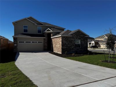 New construction Single-Family house 104 Mayacama Loop, San Marcos, TX 78666 Hudson II- photo 0