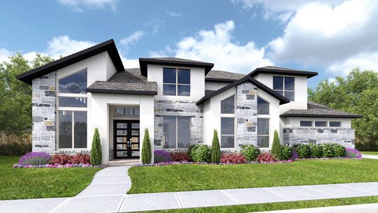 New construction Single-Family house 1116 Elm Forest Dr, New Braunfels, TX 78132 plan 4327A - image