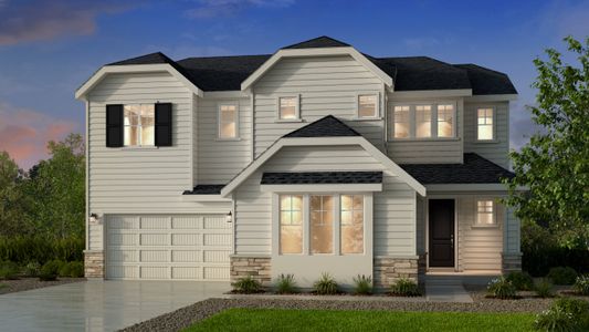 New construction Single-Family house 16861 Black Rose Circle, Parker, CO 80134 Keystone II- photo 0