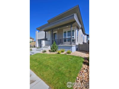 Modern Butterfly Style with sloped ceilings to the front and back