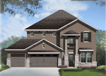 New construction Single-Family house 17701 Henkes Vw, Pflugerville, TX 78660 plan Lennox 2575 S 3CG - image 5