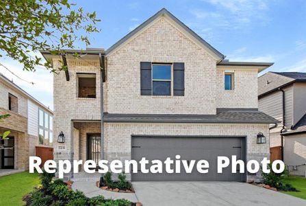 New construction Single-Family house 7331 Blue Gentiana Lane, Katy, TX 77493 The Terrace- photo 0