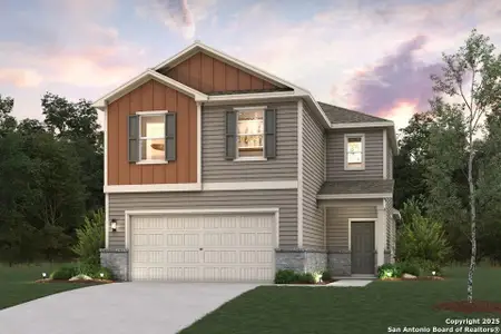 New construction Single-Family house 10014 Forestier Grn, San Antonio, TX 78221 plan Frederick - 2260 - image
