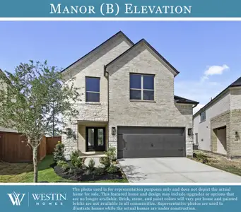 New construction Single-Family house 425 Buckaroo Dr, Georgetown, TX 78633 plan The Manor - image