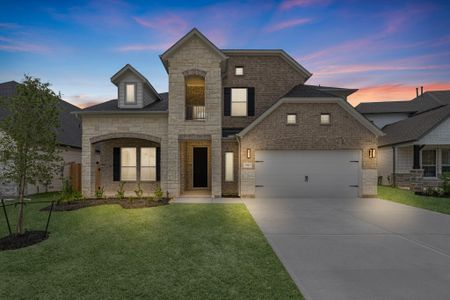 New construction Single-Family house 2943 Belle Tree Ln, Katy, TX 77493 plan 672 - image