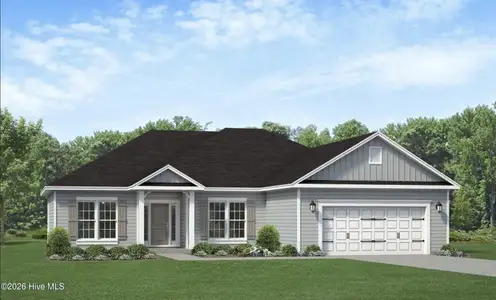 New construction Single-Family house 1030 Wood Creek Rd Ne, Leland, NC 28451 plan 1826 - image