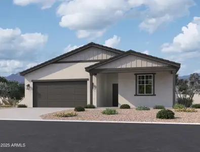 New construction Single-Family house 5519 S 240Th Ln, Buckeye, AZ 85326 Sunflower - photo 0