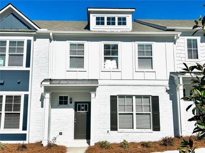 New construction Townhouse house 1796 Emory Lane, Conyers, GA 30013 Evergreen- photo 0