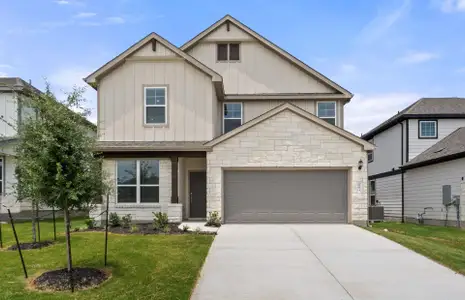 New construction Single-Family house 601 Scooter St, Georgetown, TX 78626 Sandalwood- photo 0