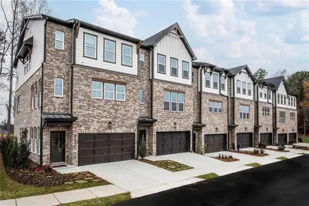 New construction Townhouse house 6005 Haviland Aly, Sugar Hill, GA 30518 plan Brayton - image