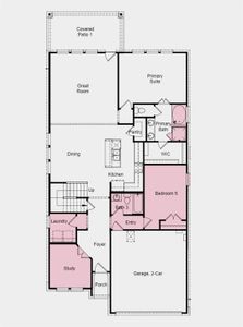 Structural options include: Bay windows at owner's suite, slide in tub at owner's suite, study in lieu of flex, and bed 5/bath 3.