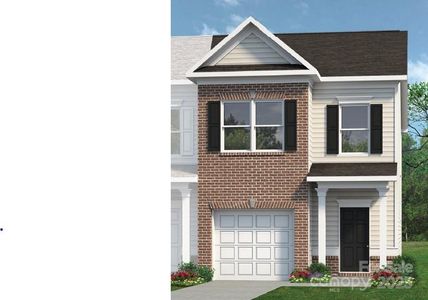 New construction Townhouse house 6013 Jasmine Branch Rd, Charlotte, NC 28216 plan The Suwanee - image