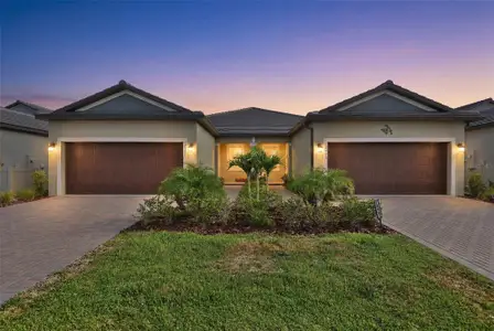 New construction Duplex house 12593 Lily Quartz Lp, Parrish, FL 34219 plan Malibu - image