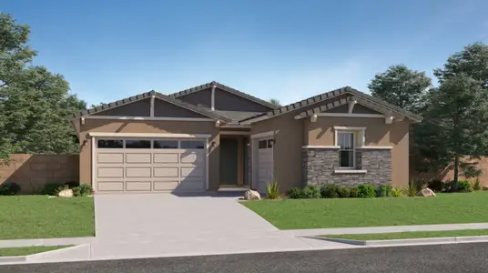 New construction Single-Family house 25246 N 150Th Ln, Surprise, AZ 85387 plan Trillium Plan 4585 - image