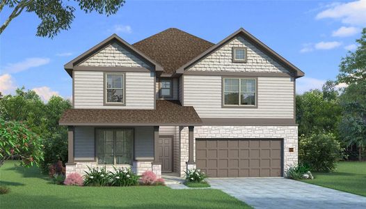 New construction Single-Family house 7537 Wild Mint Trl, Venus, TX 76084 Hawthorn II U- photo 4 4