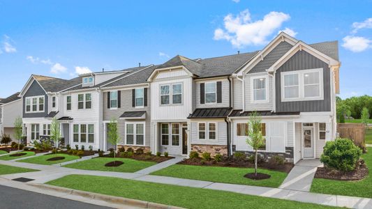 New construction Townhouse house 480 Channel Drop Drive, Clayton, NC 27520 Winchester- photo 0