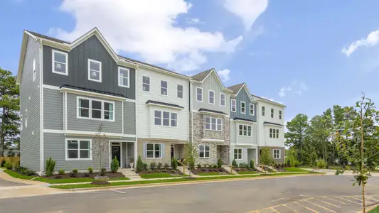 New construction Townhouse house 601 Dorset Stream Dr, Fuquay Varina, NC 27526 plan Hadleigh - image