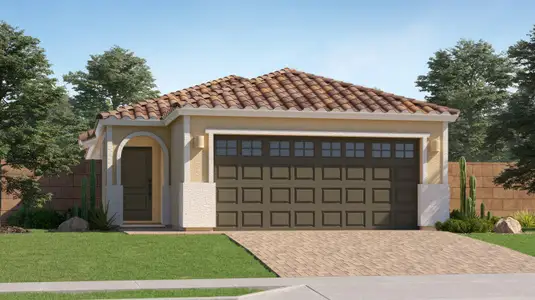 New construction Single-Family house 36238 W Mediterranean Wy, Maricopa, AZ 85138 plan Lily Plan 2566 - image