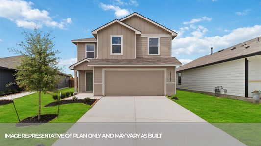 New construction Single-Family house 2205 Lionheart Dr, Luling, TX 78648 The Davis- photo 0