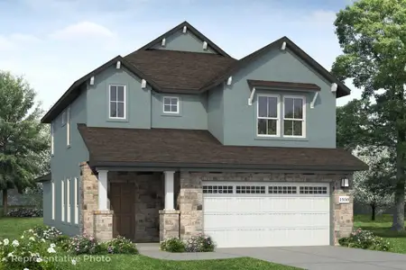 New construction Single-Family house 2605 Sam Bass Rd, Unit 17, Round Rock, TX 78681 plan Clear Creek 1950 - image