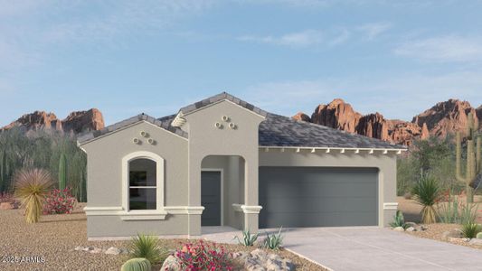 New construction Single-Family house 971 N 13Th Pl, Coolidge, AZ 85128 plan Abbot - image