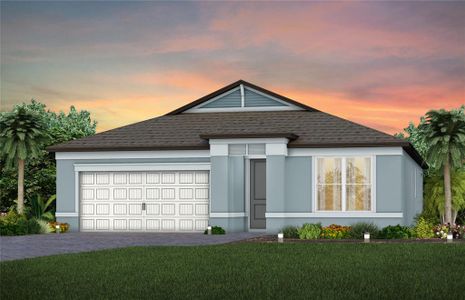 New construction Single-Family house 9433 Daylight Dr, Parrish, FL 34219 plan Heston - image