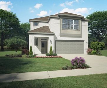 New construction Single-Family house 140 Gracefly Sage Ln, Lavon, TX 75166 plan Oak II - image