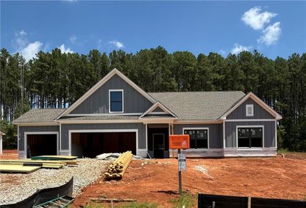 New construction Single-Family house 330 Weslyn Dr, Social Circle, GA 30025 plan (GA) Ellen A 3 Front Entry - image