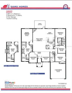 New construction Single-Family house 1841 Marconi Ave, North Port, FL 34286 plan 2557 - image