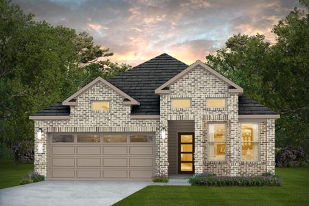 New construction Single-Family house 26791 Grandiflora Drive, Magnolia, TX 77355 Haskell- photo 0