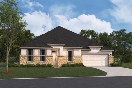 New construction Single-Family house 433 Blue Jasmine Trl, Georgetown, TX 78628 Nolan - Classic Series- photo 0