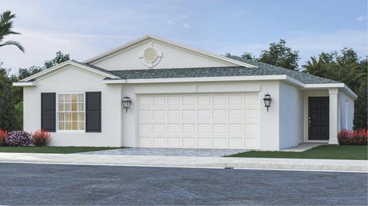 New construction Single-Family house 10468 Nw Suncrest Lp, Port St. Lucie, FL 34987 plan Harrisburg - image