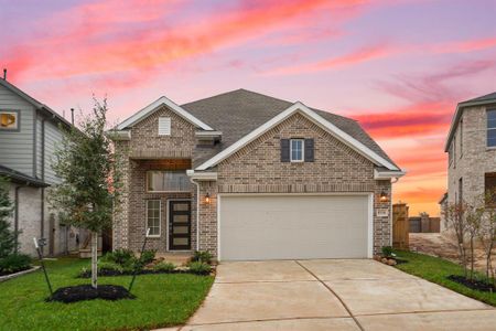 New construction Single-Family house 10473 Wild Rice, Conroe, TX 77385 Durham- photo 0