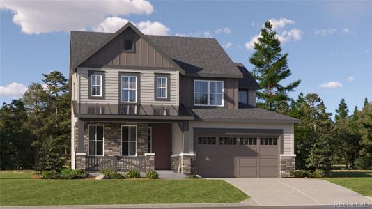 New construction Single-Family house 24416 E Evans Drive, Aurora, CO 80018 Ashbrook- photo 0