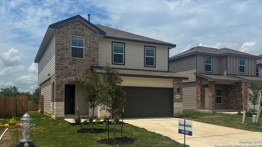 New construction Single-Family house 4030 Common Sage, Von Ormy, TX 78073 The Grace- photo 0