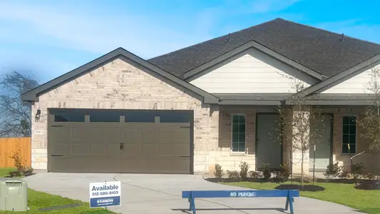 New construction Single-Family house 18516-A High Flyer Wy, Manor, TX 78653 plan The Juniper - image