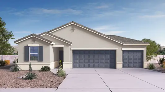 New construction Single-Family house 15380 W Gray Fox Trl, Surprise, AZ 85387 plan Easton - image